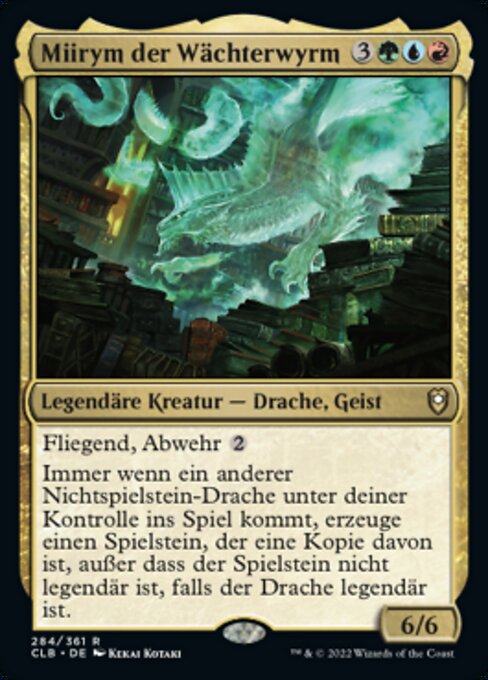 Miirym der Wächterwyrm CLB-284 Rare Near Mint Deutsch