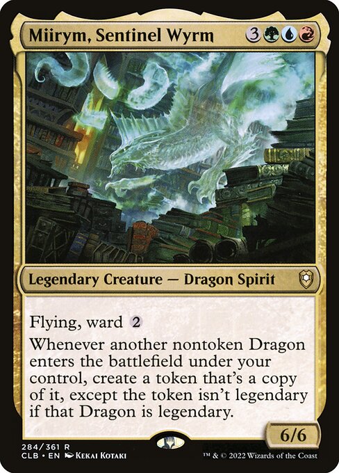 Miirym, Sentinel Wyrm CLB-284 Rare Near Mint Englisch Foil