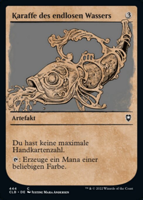 Karaffe des endlosen Wassers XCLB-444 Common Near Mint Deutsch