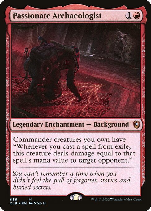 Passionate Archaeologist XCLB-656 Mythic Near Mint Englisch Foil