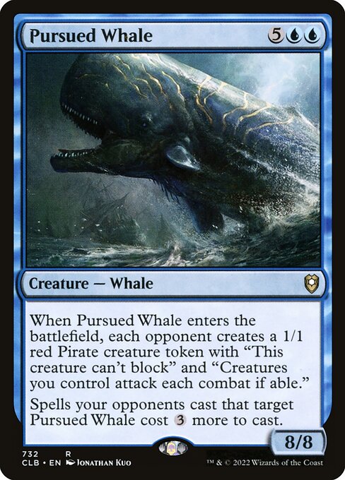 Pursued Whale XCLB-732 Rare Excellent Englisch