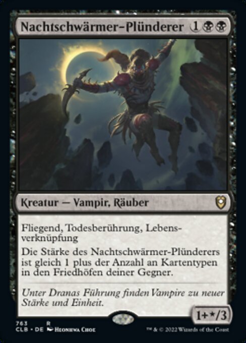 Nachtschwärmer-Plünderer XCLB-763 Rare Near Mint Deutsch