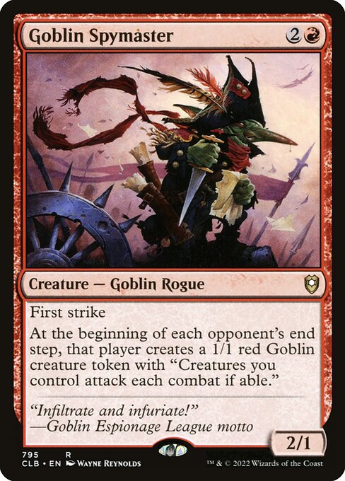 Goblin Spymaster XCLB-795 Rare Near Mint Englisch