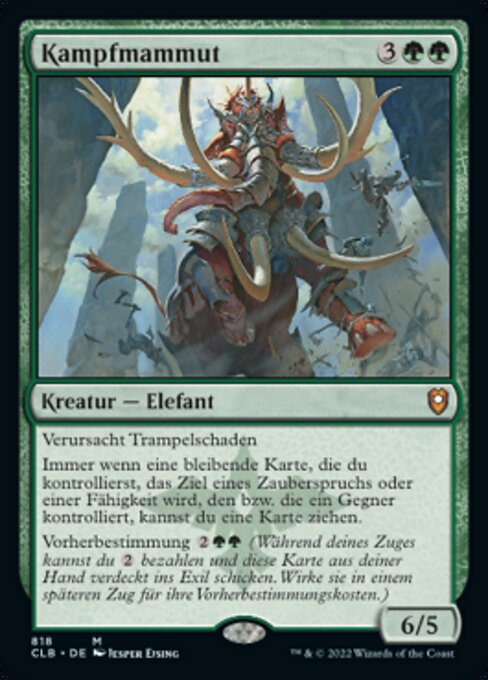 Kampfmammut XCLB-818 Mythic Excellent Deutsch
