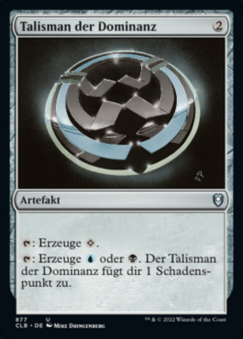 Talisman der Dominanz XCLB-877 Uncommon Near Mint Deutsch