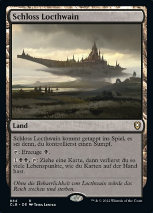 Schloss Locthwain XCLB-884 Rare Near Mint Deutsch
