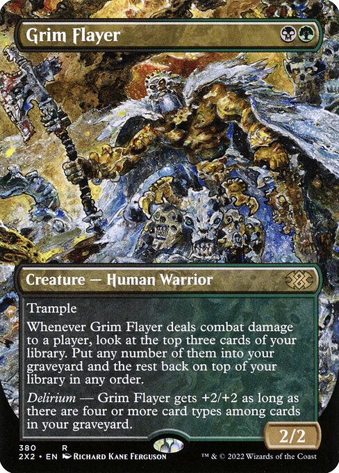 Grimmiger Schinder (V.1) X2X2-380 Rare Excellent Englisch Foil