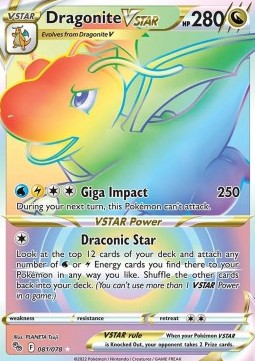 Dragoran VSTAR PGO-081 Secret Rare Excellent Deutsch