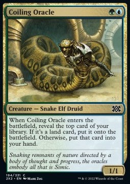 Gewundenes Orakel 2X2-194 Common Excellent Englisch Foil