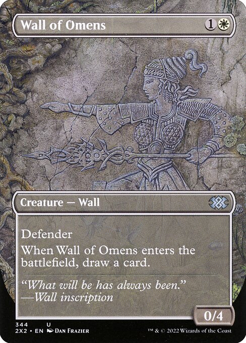Wall of Omens X2X2-344 Uncommon Excellent Englisch Foil