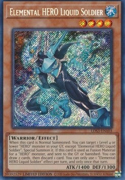 Elementar-HELD Schwungvoller Soldat LDS3-103 Secret Rare Near Mint Deutsch