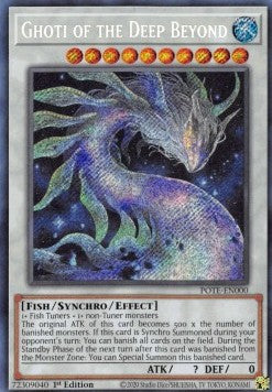 Ghoti aus dem tiefen Jenseits (V.1) POTE-000 Secret Rare Near Mint Deutsch 1. Auflage
