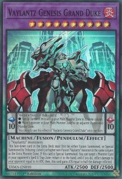 Vaylantz-Genesis-Großherzog TAMA-010 Super Rare Excellent Deutsch 1. Auflage