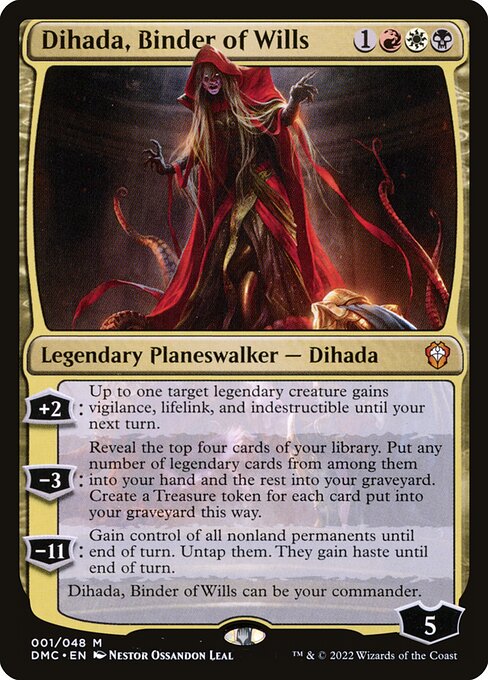 Dihada, Binder of Wills DMC-1 Mythic Good Englisch Foil
