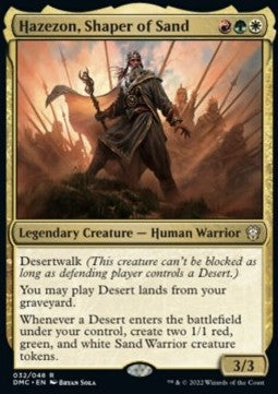 Hazezon, Shaper of Sand DMC-32 Rare Excellent Deutsch