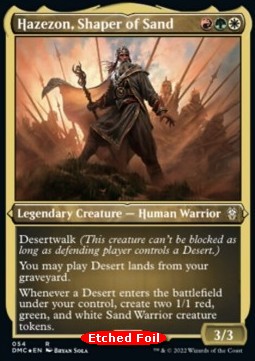 Hazezon, Shaper of Sand XDMC-54 Rare Excellent Deutsch Foil