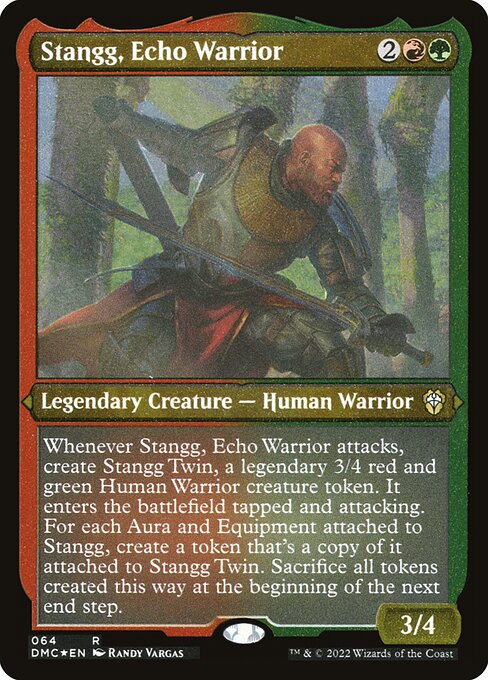Stangg, Echo Warrior XDMC-64 Rare Excellent Englisch Foil