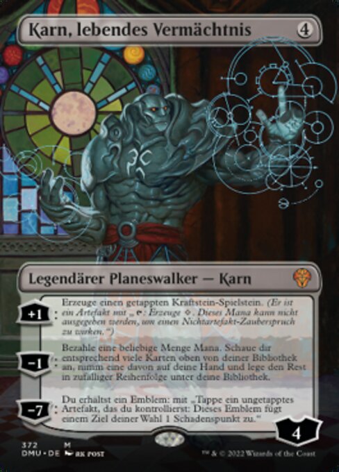 Karn, Living Legacy XDMU-372 Mythic Near Mint Deutsch