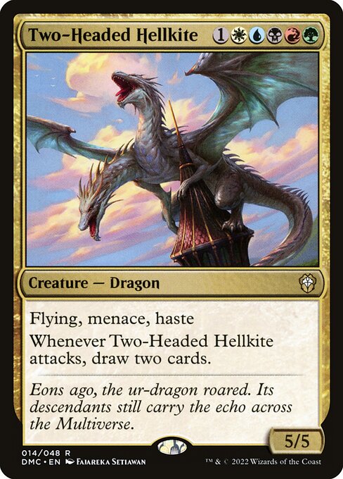 Two-Headed Hellkite DMC-14 Rare Near Mint Englisch