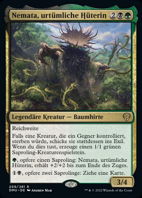 Nemata, urtümliche Hüterin DMU-209 Rare Near Mint Deutsch