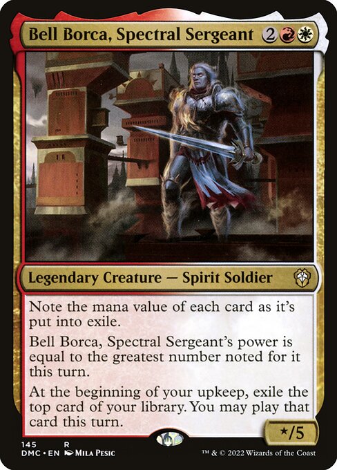 Bell Borca, Spectral Sergeant DMC-145 Rare Excellent Englisch