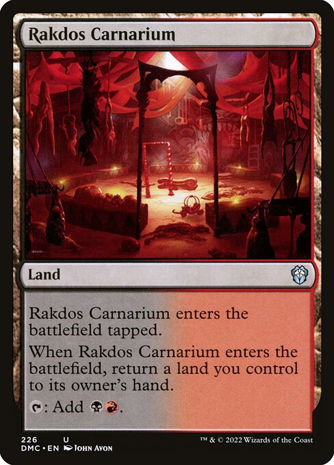 Rakdos Carnarium DMC-226 Uncommon Near Mint Englisch