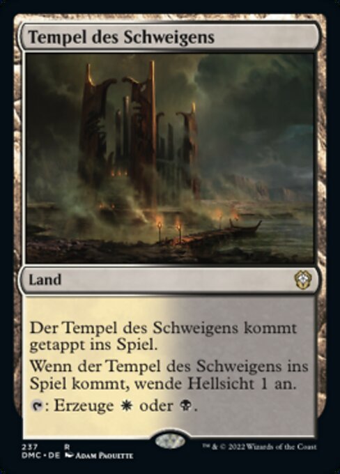Tempel des Schweigens DMC-237 Rare Near Mint Deutsch