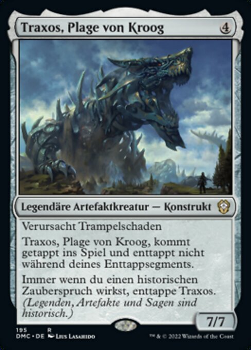 Traxos, Plage von Kroog DMC-195 Rare Near Mint Deutsch