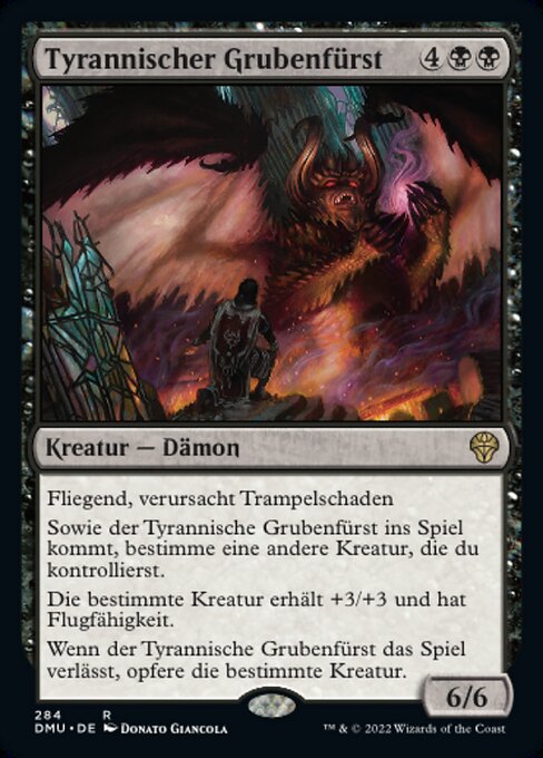 Tyrannischer Grubenfürst (V.1) XDMU-284 Rare Excellent Deutsch
