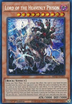 Herr des himmlischen Gefängnisses MP22-205 Secret Rare Excellent Deutsch 1. Auflage