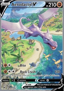 Aerodactyl V LOR-180 Ultra Rare Near Mint Deutsch