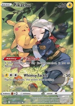 Pikachu LOR-TG05 Holo Rare Excellent Deutsch