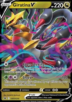 Giratina V SWSH-259 Promo Light Played Deutsch