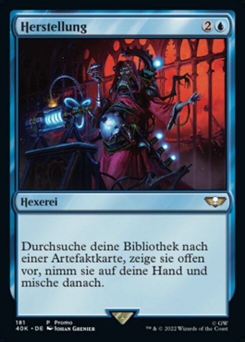 Herstellung 40K-181 Rare Excellent Deutsch Foil
