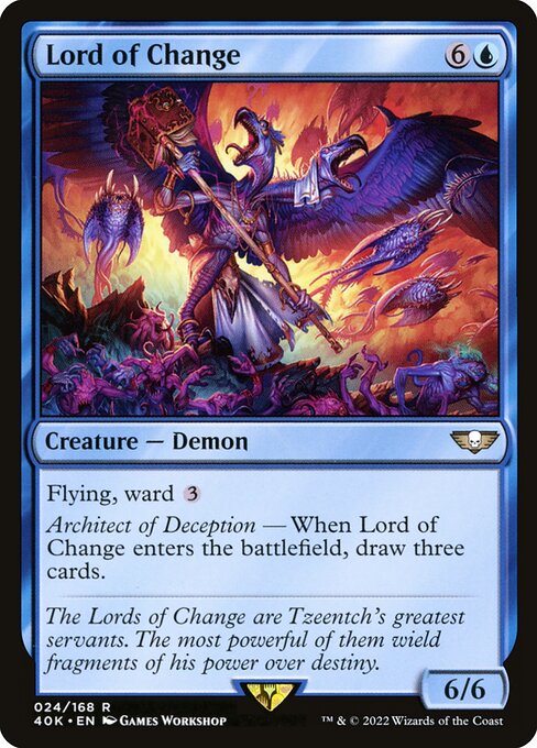 Lord of Change 40K-24 Rare Excellent Englisch