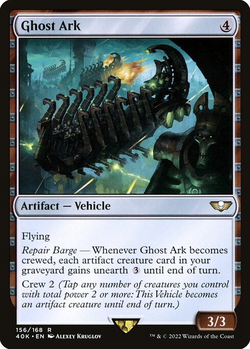 Ghost Ark 40K-156 Rare Near Mint Englisch