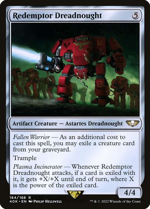 Redemptor Dreadnought 40K-164 Rare Near Mint Englisch