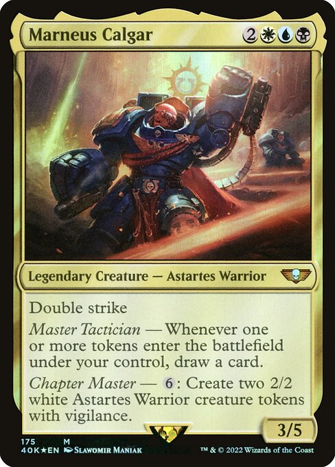 Marneus Calgar 40K-175 Mythic Near Mint Englisch Foil