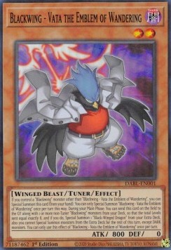 Blackwing - Vata the Emblem of Wandering DABL-001 Super Rare Good Englisch 1. Auflage