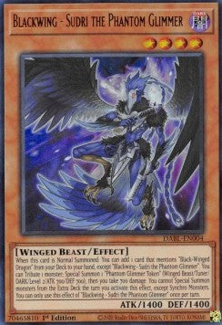 Schwarzflügel - Sudri der Phantomschimmer DABL-004 Ultra Rare Excellent Deutsch 1. Auflage