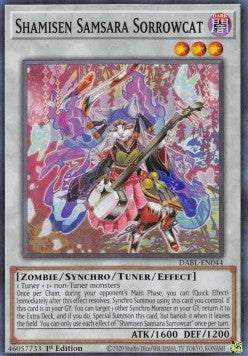 Shamisen Samsara Sorgenkatze DABL-044 Super Rare Near Mint Deutsch 1. Auflage