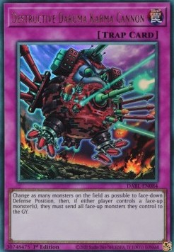Destructive Daruma Karma Cannon DABL-084 Ultra Rare Near Mint Englisch 1. Auflage