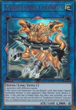Knightmare Cerberus MAMA-070 Ultra Rare Excellent Englisch 1. Auflage