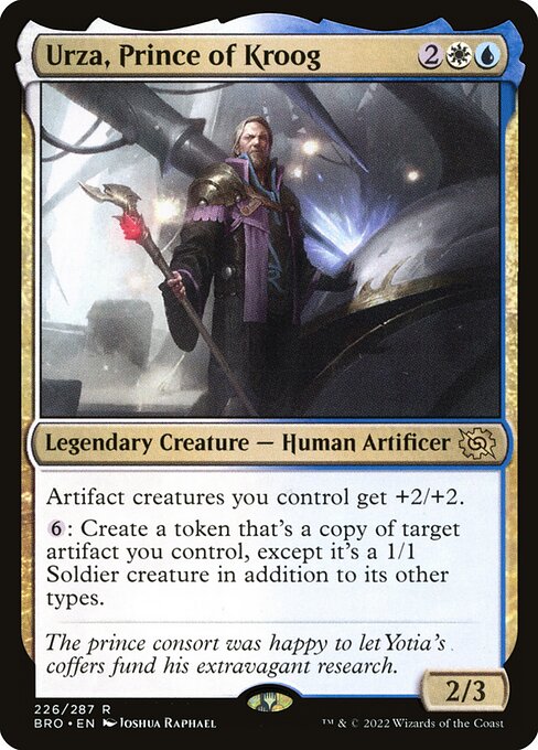 Urza, Prince of Kroog BRO-226 Rare Excellent Englisch Foil
