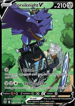 Corviknight V SIT-TG18 Ultra Rare Excellent Englisch