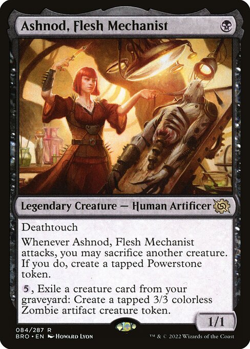 Ashnod, Flesh Mechanist BRO-84 Rare Near Mint Englisch