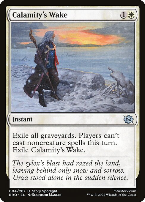 Calamity's Wake BRO-4 Uncommon Excellent Englisch Foil