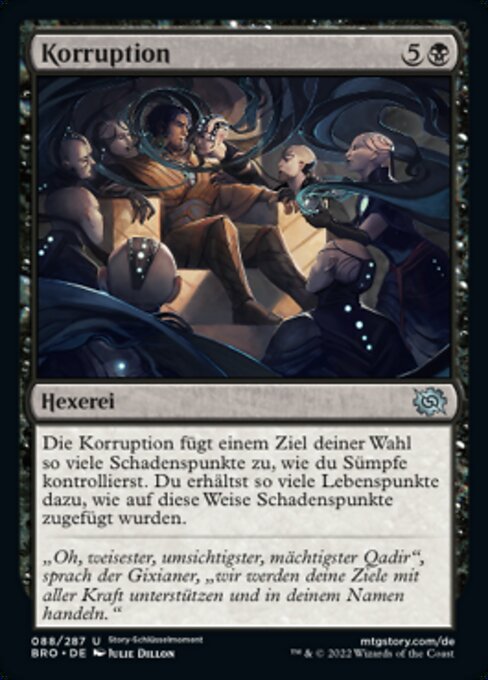 Korruption BRO-88 Uncommon Near Mint Deutsch