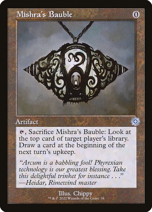 Mishra's Bauble BRR-34 Uncommon Near Mint Englisch