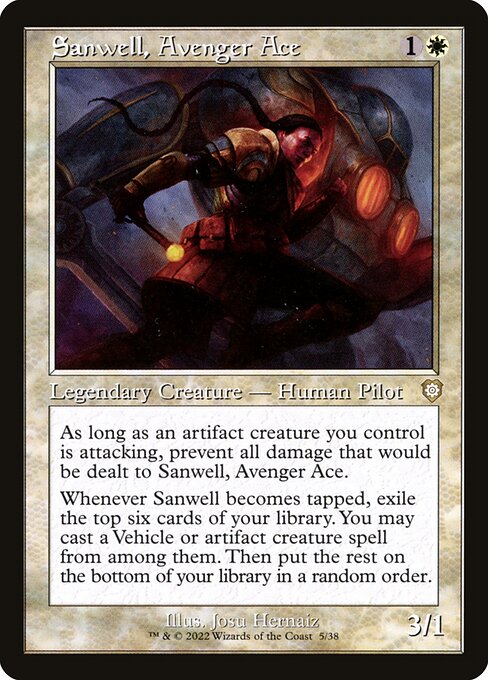 Sanwell, Avenger Ace BRC-5 Rare Near Mint Englisch